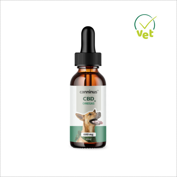 CBD Suplemento Natural Cannábico Razas Medianas 600mg/30ml 10 a 20kg