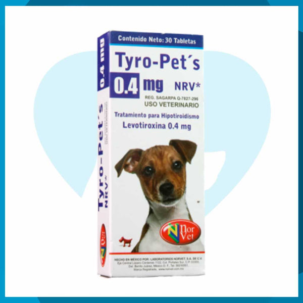 Tyro Pets M 0.4mg Caja 30 Tabletas