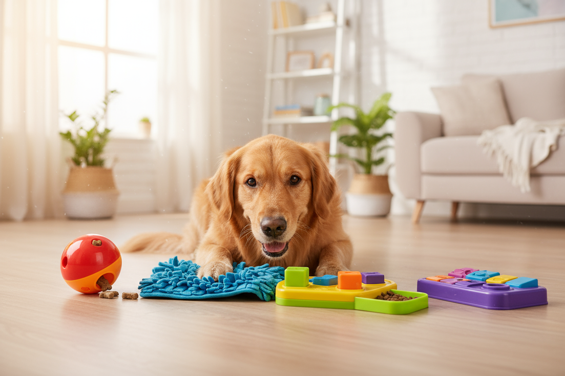 Los mejores ejercicios mentales para mantener a tu perro activo