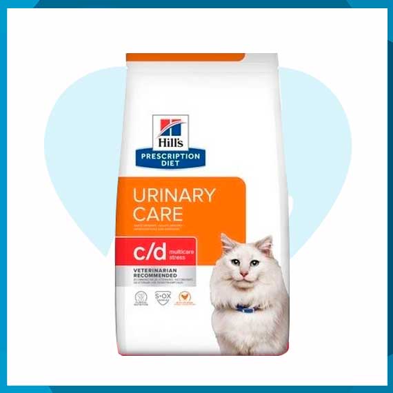 Alimento Hill's Prescription Diet c/d Cuidado Urinario Stress Para Gato 1.8kg
