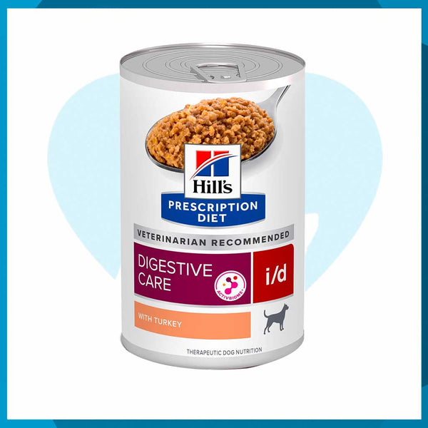 Alimento Hill's Prescription Diet i/d Cuidado Digestivo Pavo Para Perro Lata 370g