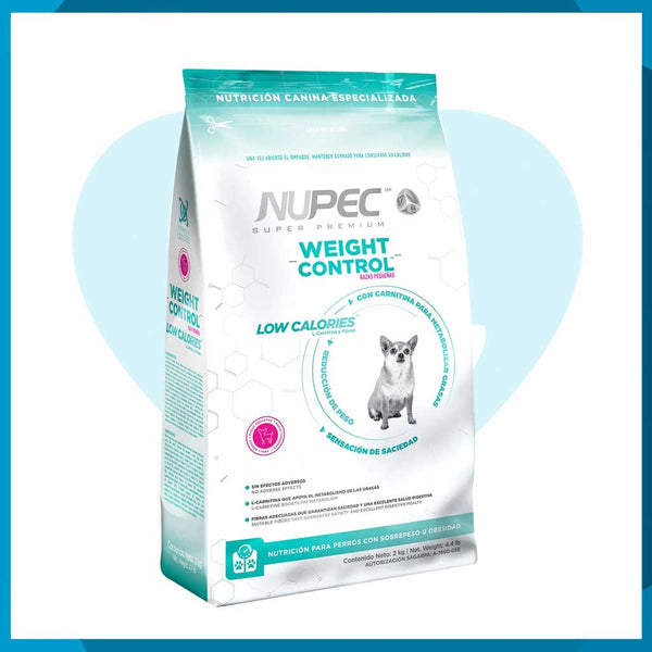 Alimento NUPEC Weight Control Razas Pequeñas 2kg