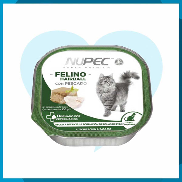 Alimento Nupec Hairball Control Para Gato Lata 100g