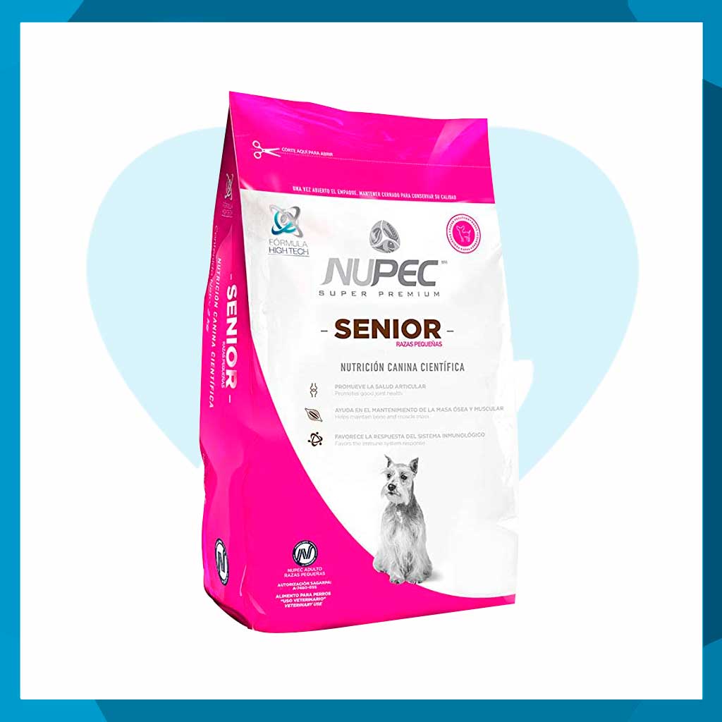 Alimento Nupec Senior Razas Pequeñas 8kg