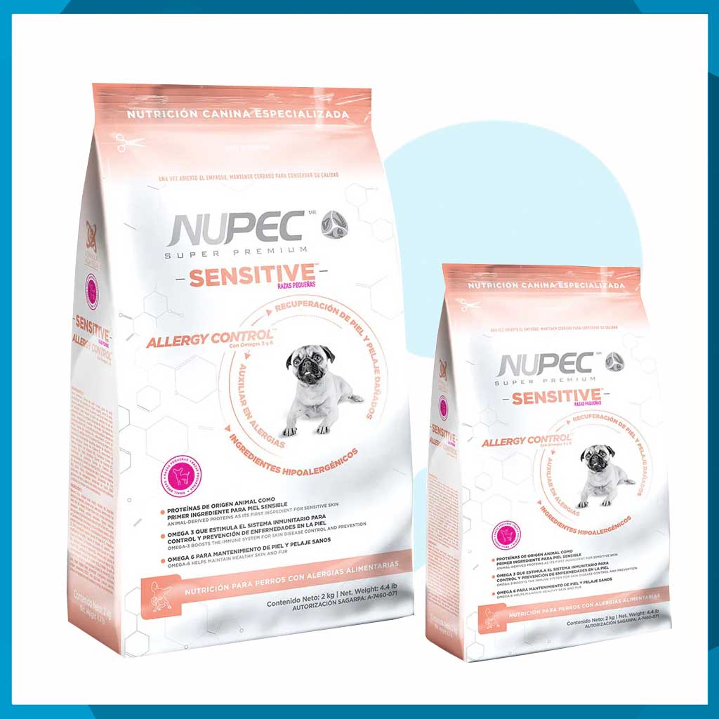 Alimento Nupec Sensitive Razas Pequeñas 2kg