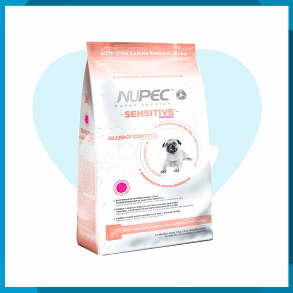 Alimento Nupec Sensitive Razas Pequeñas 8kg