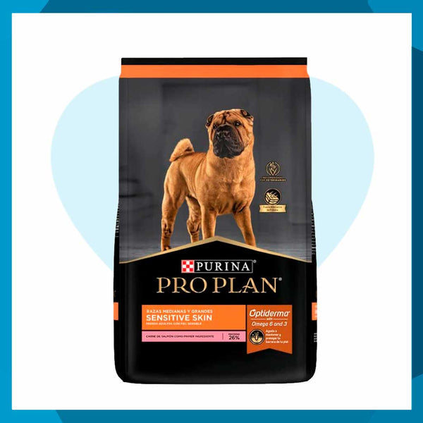 Alimento Pro Plan Adulto Sensitive Skin Razas Medianas y Grandes 13kg