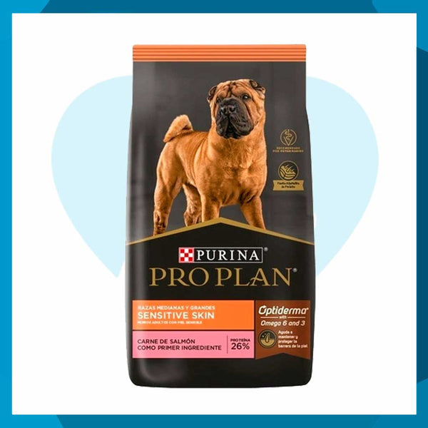 Alimento Pro Plan Adulto Sensitive Skin Razas Medianas y Grandes 3kg
