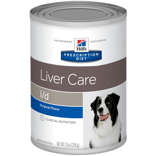 Alimento Hill's Prescription Diet L/D Cuidado del Hígado Para Perro Lata 370g