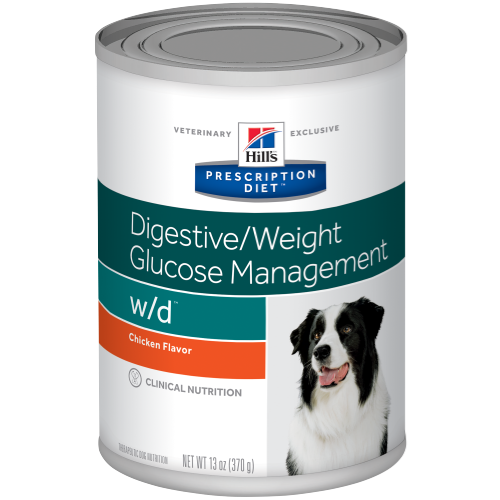 Alimento Hill's Prescription Diet w/d Multi-Beneficios Para Perro Lata 370g