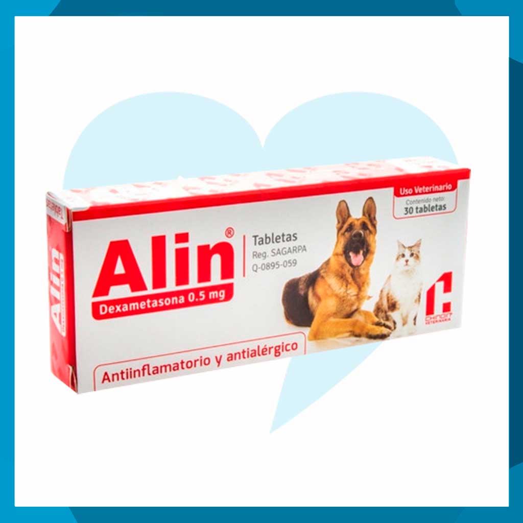Alin Caja 30 tabletas (requiere receta medica veterinaria vigente)