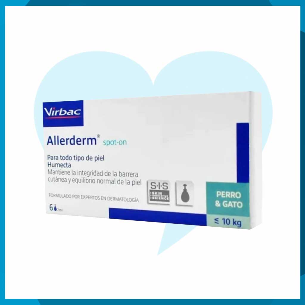 Allerderm Spot-On Caja 6 Ampolletas de 2ml c/u