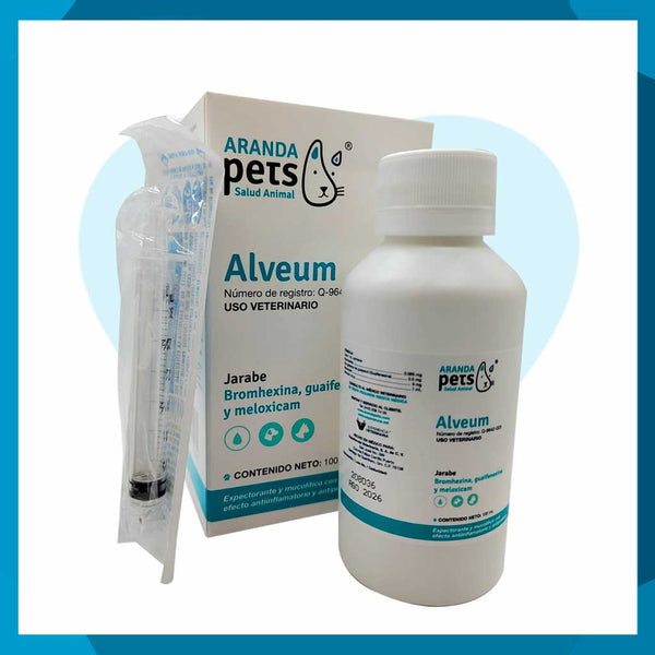 Alveum Jarabe 100 ml (requiere receta medica veterinaria vigente)