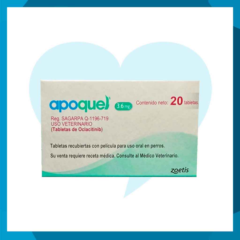 Apoquel 3.6mg Caja 20 Tabletas
