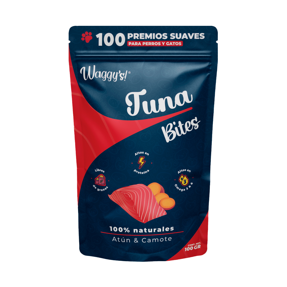 Waggy´s bites premios suaves de Atún y Camote 100g