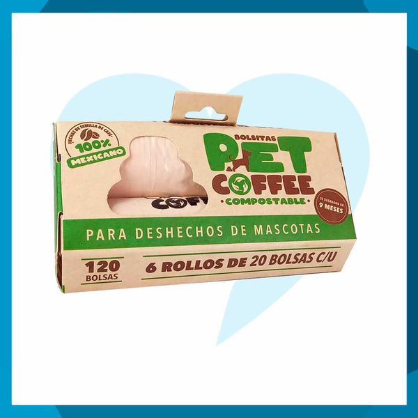 Bolsas Compostables Pet Coffe Para Heces