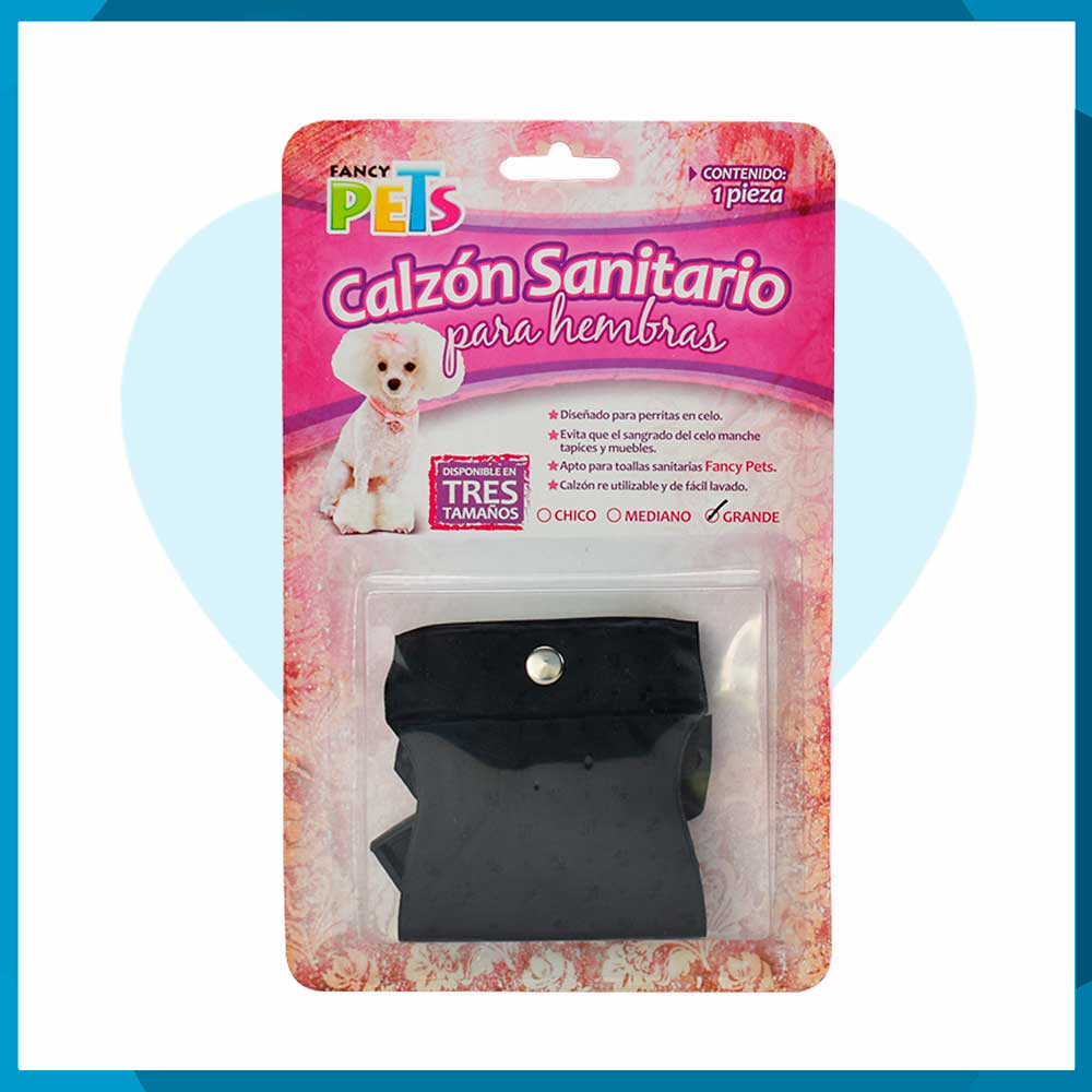 Calzón Sanitario Fancy Pets Para Hembras Grande
