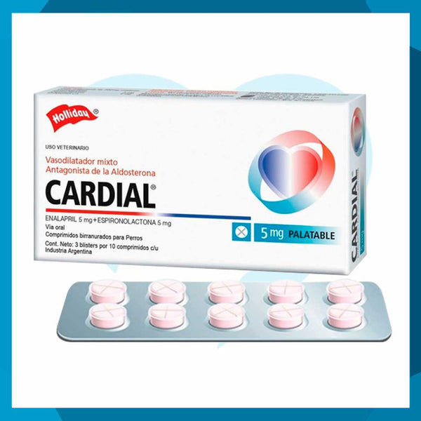 Cardial 5mg Caja 30 Comprimidos