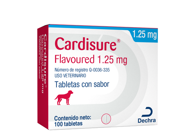 Cardisure 1.25mg Caja 100 Tabletas