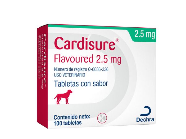 Cardisure 2.5mg Caja 100 Tabletas