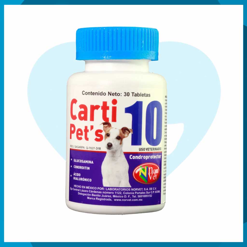 Carti Pets 10 Frasco 30 Tabletas