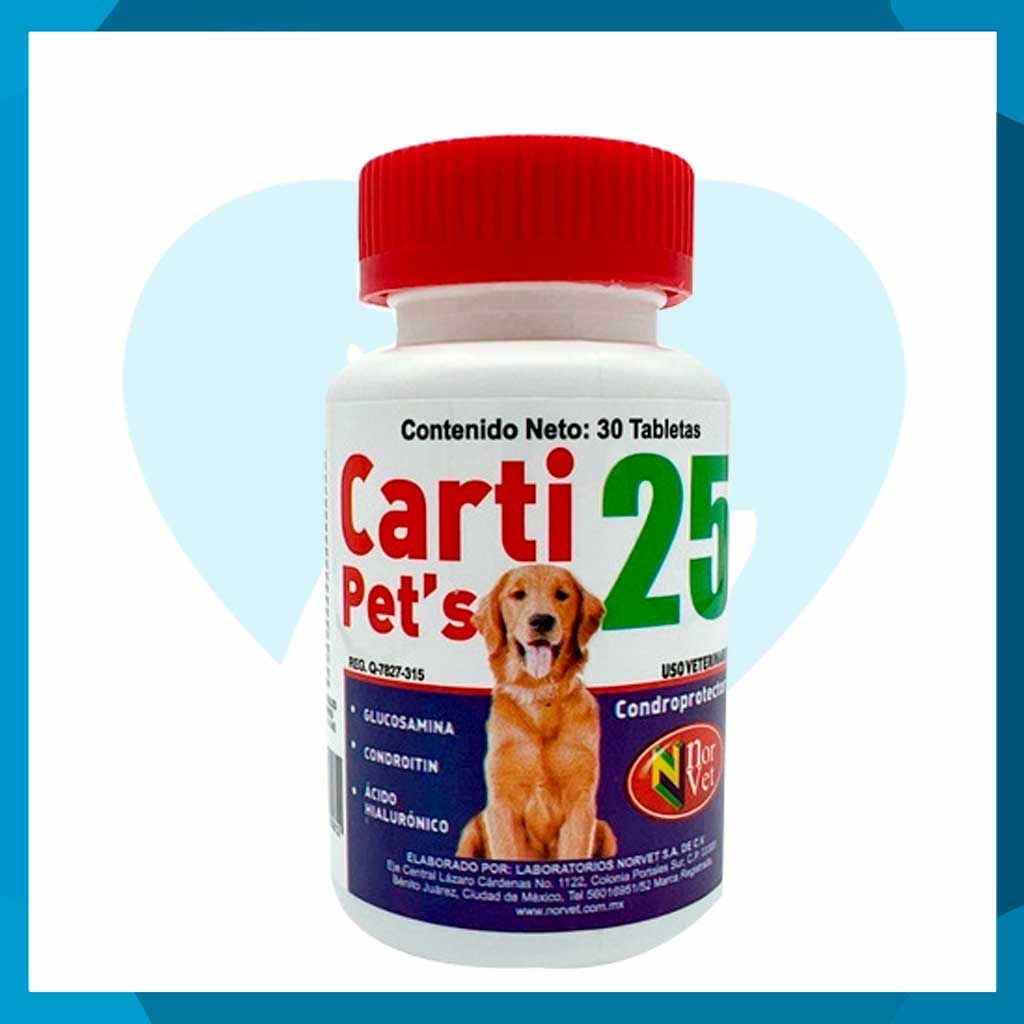 Carti Pets 25 Frasco 30 Tabletas