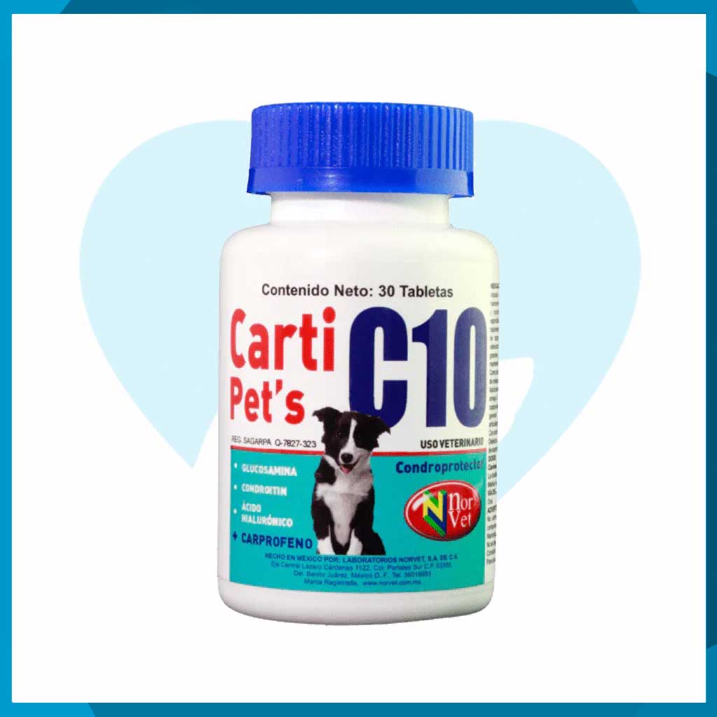 Carti Pets C10 Frasco 30 Tabletas