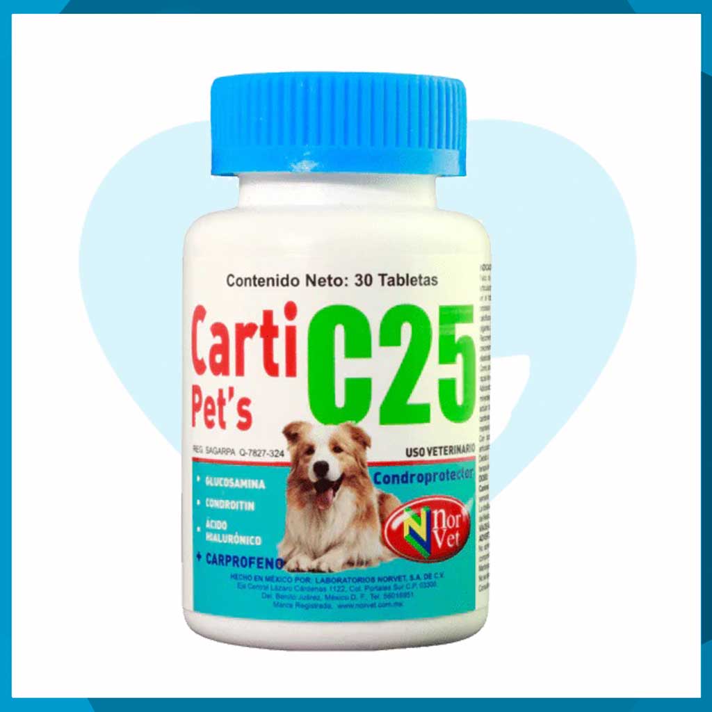 Carti Pets C25 Frasco 30 Tabletas