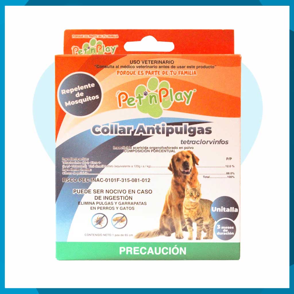 Collar Anti pulgas y garrapatas Unitalla