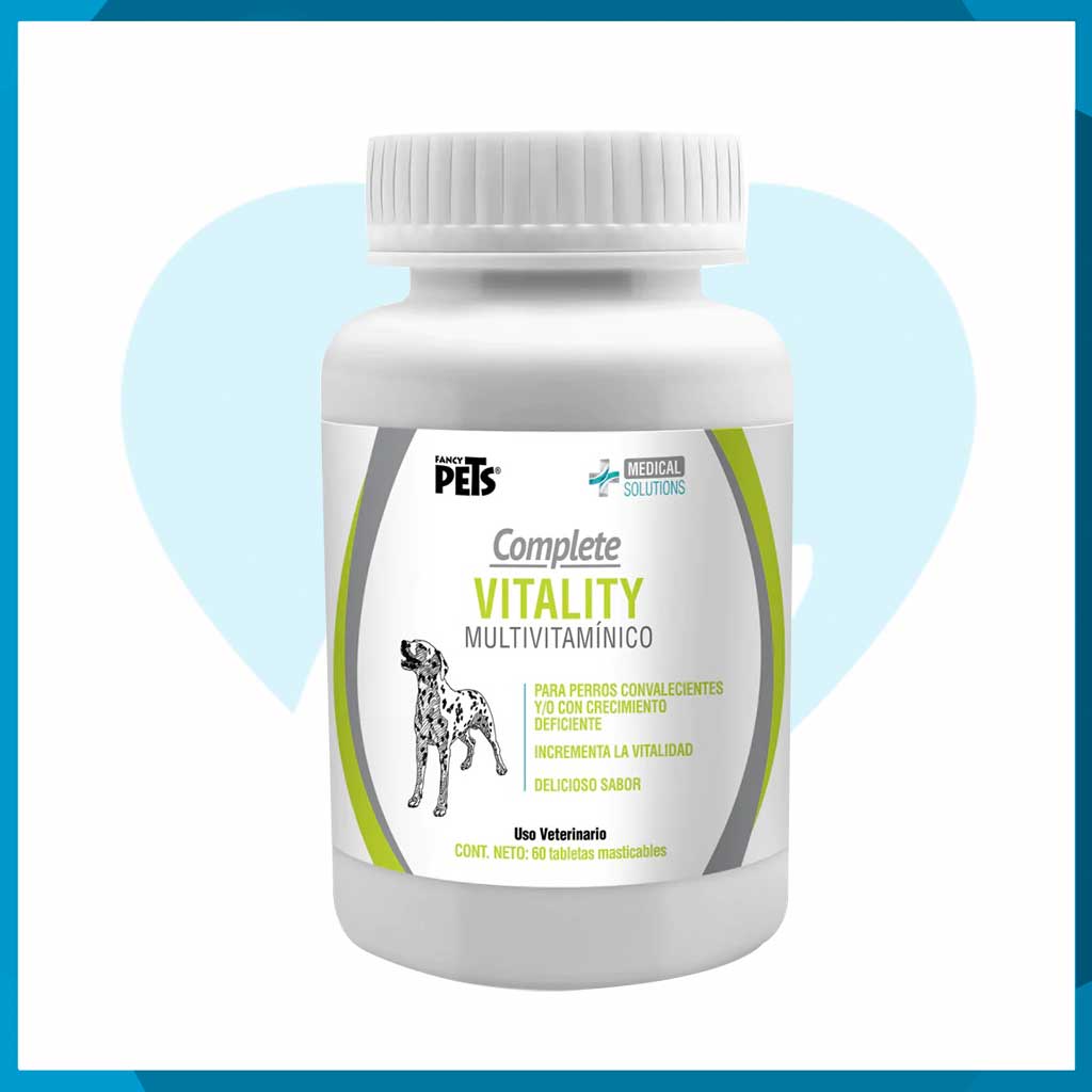Complete Vitality Multivitamínico Para Perro 60 Tabletas