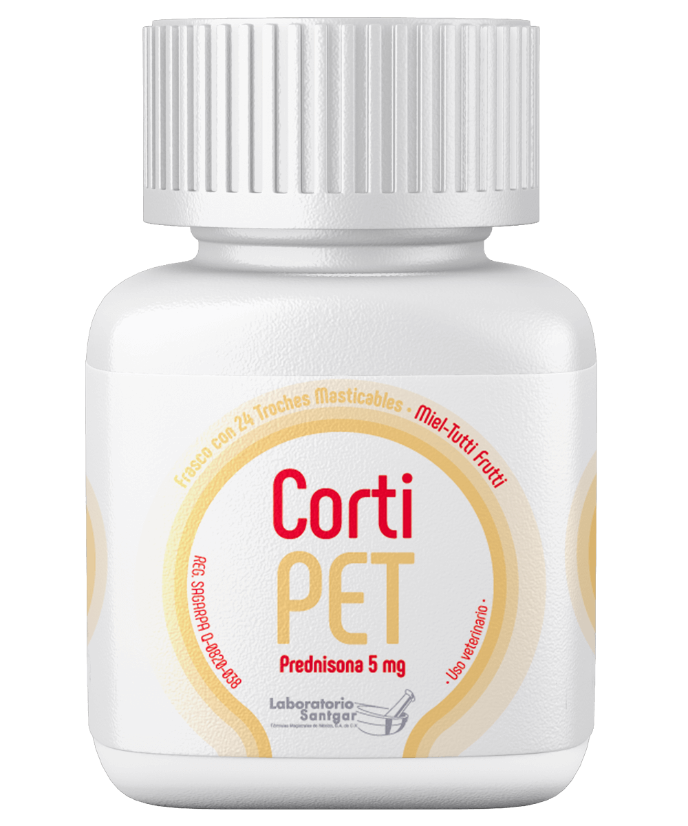 Corti Pet 5mg Sabor Tutti-Frutti Miel