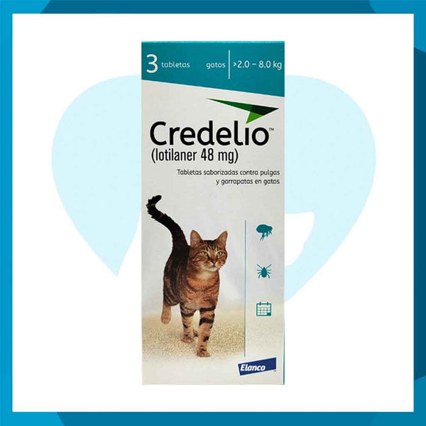 Credelio desparasitante externo 2.0 a 8.0 kg