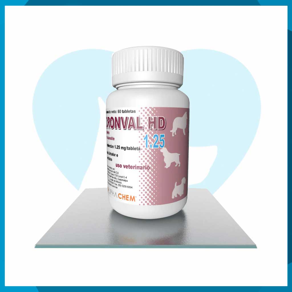 Cronval HD 1.25mg Frasco 60 Tabletas