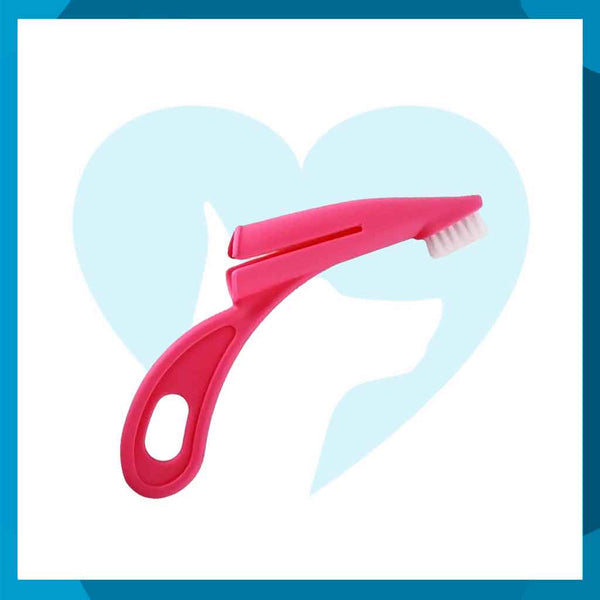 Dedal Con Cepillo Dental Para Mascotas