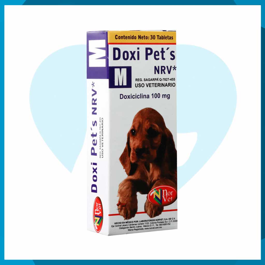 Doxi Pets M 100mg Caja 30 Tabletas