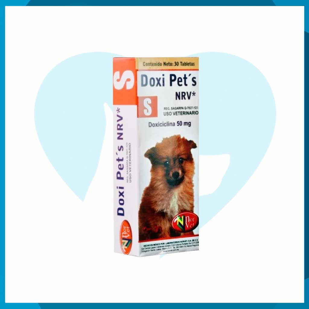 Doxi Pets S 50mg Caja 30 Tabletas