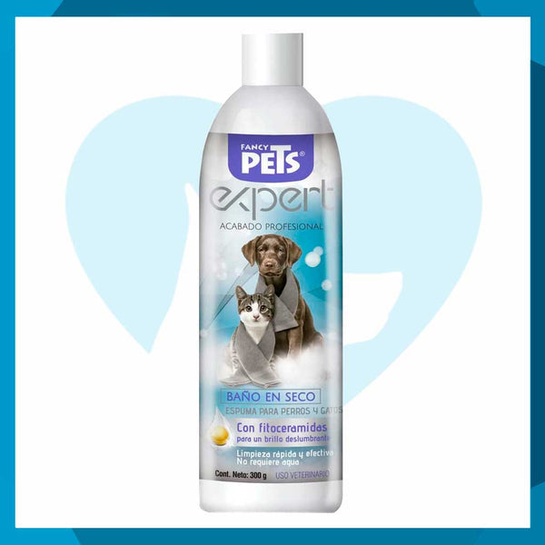 Espuma Fancy Pets Expert Baño en Seco para Mascota 300g