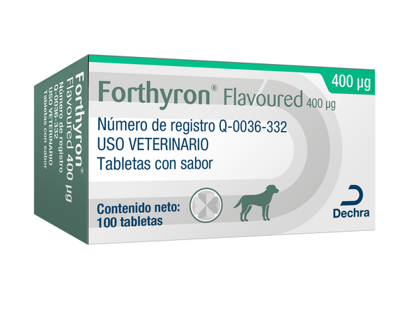 Forthyron 400mcg 100 tabletas