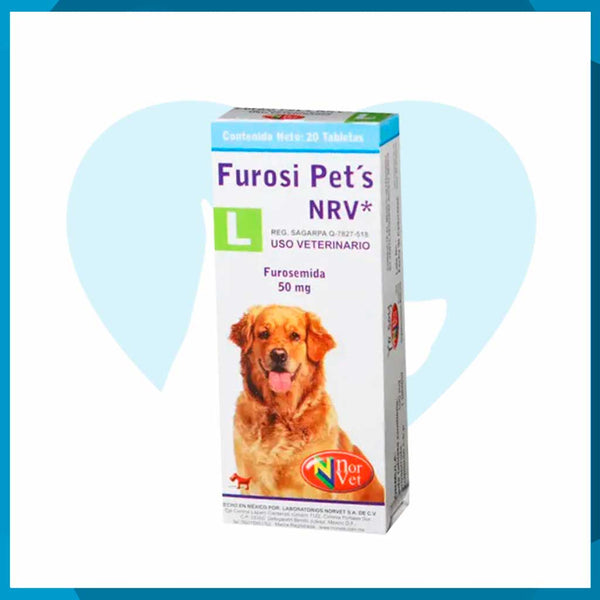 Furosi Pets L 50mg Caja 20 Tabletas