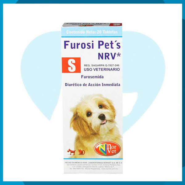 Furosi Pets S 6mg Caja 20 Tabletas