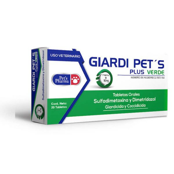 Giardi Pet's Plus Verde Caja 20 Tabletas
