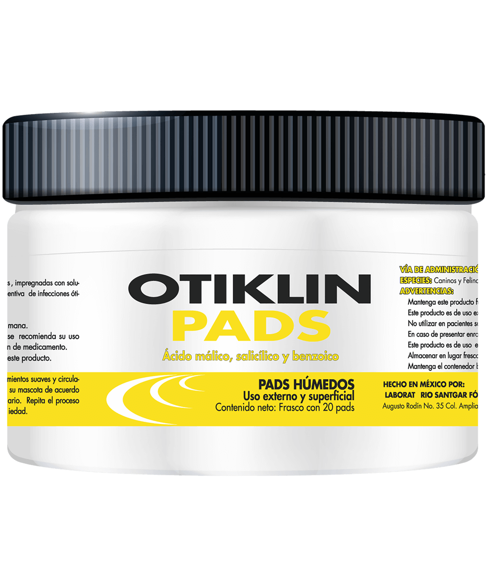 Otiklin Pads Frasco 20 Almohadillas