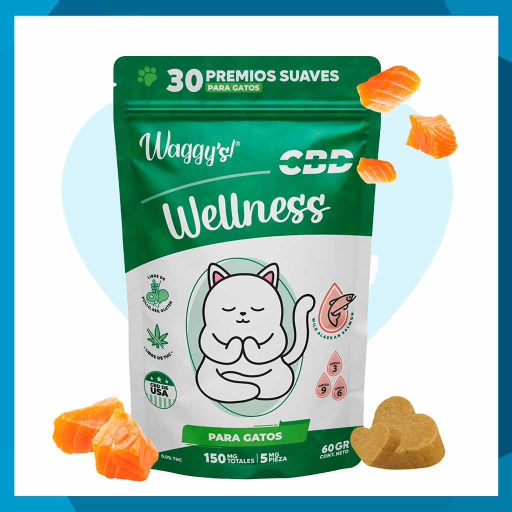 Waggy´s Wellness Premios suaves 150mg para Gato