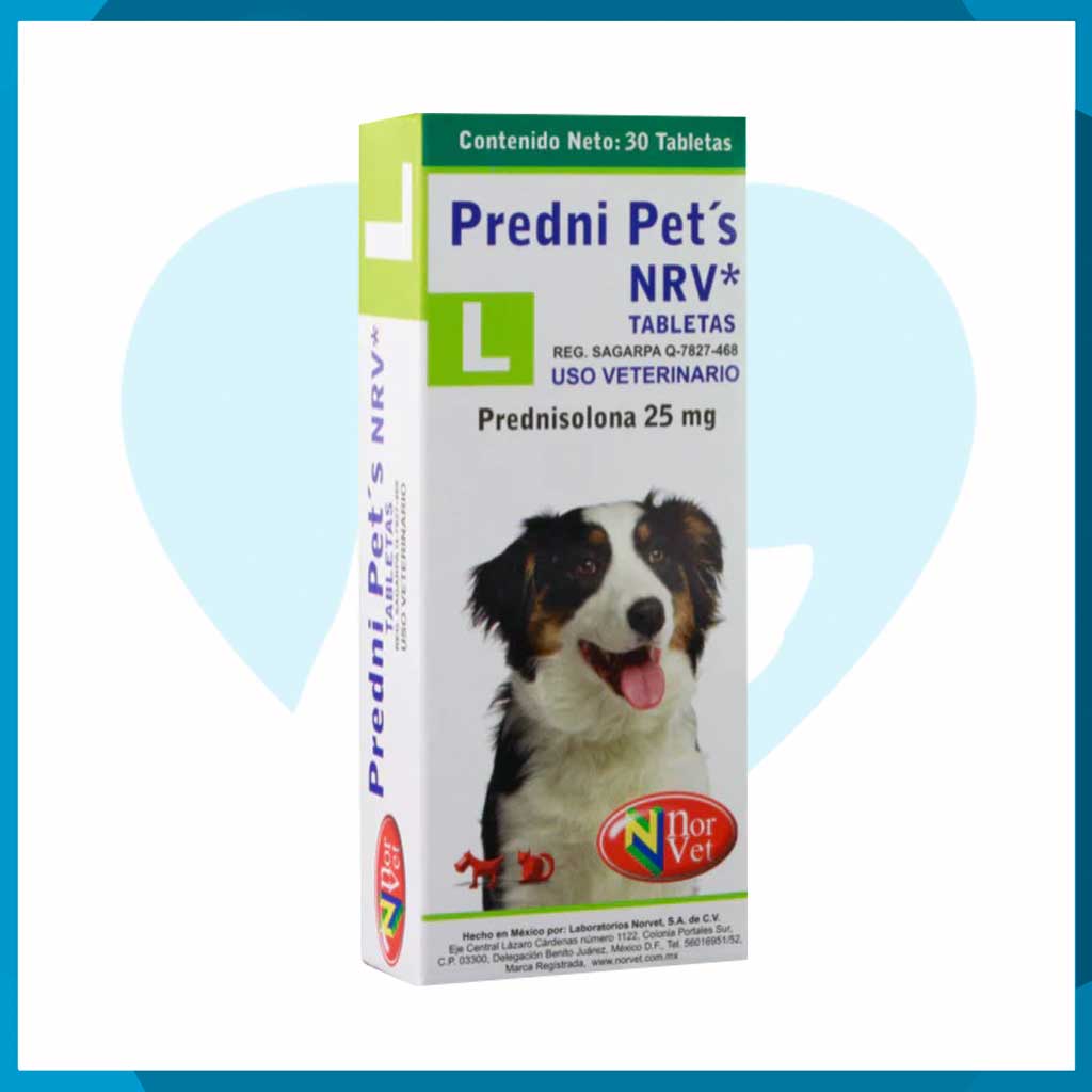 Predni Pets L 25mg Caja 30 Tabletas