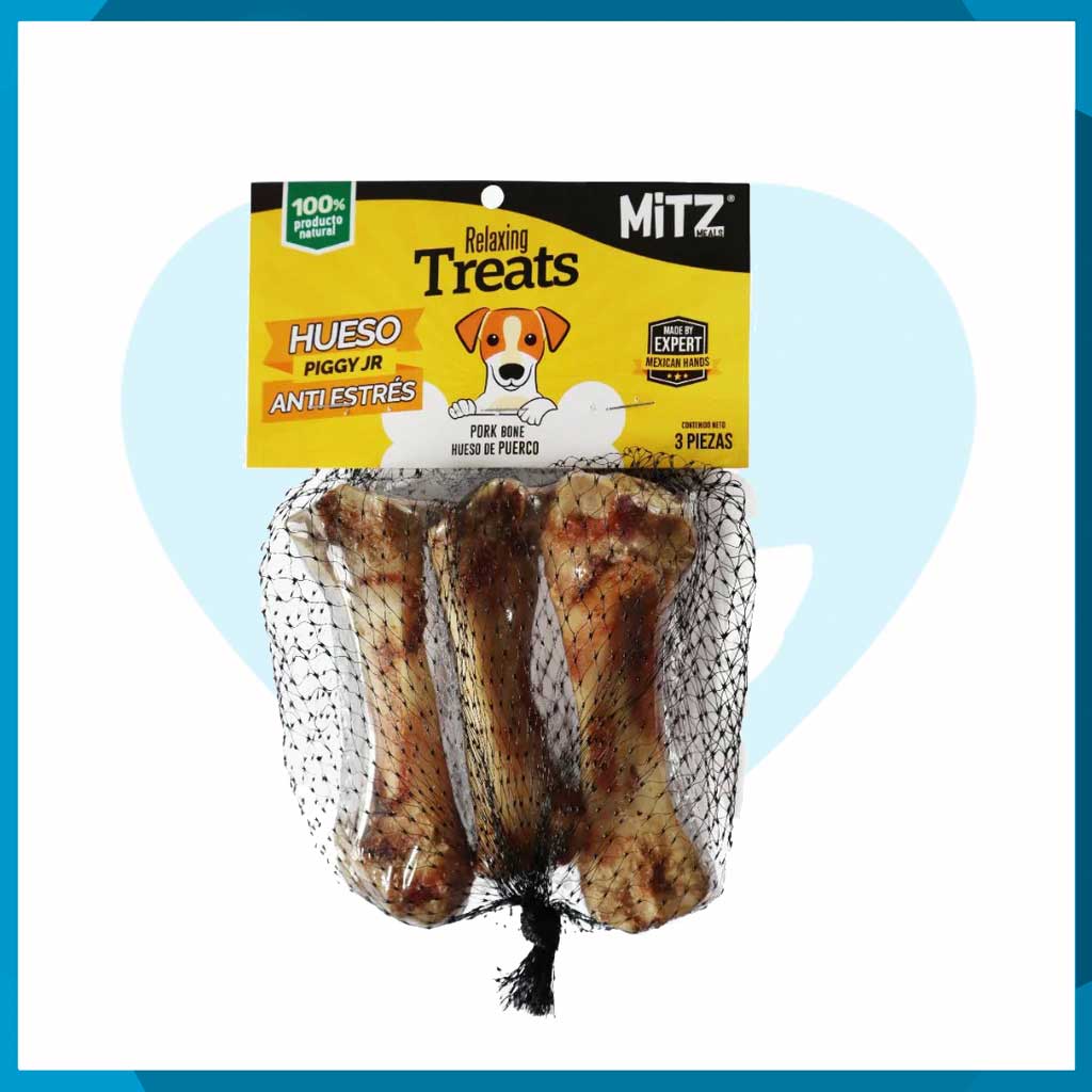 Premio Mitz Hueso Piggy Jr. Para Perro 3pz