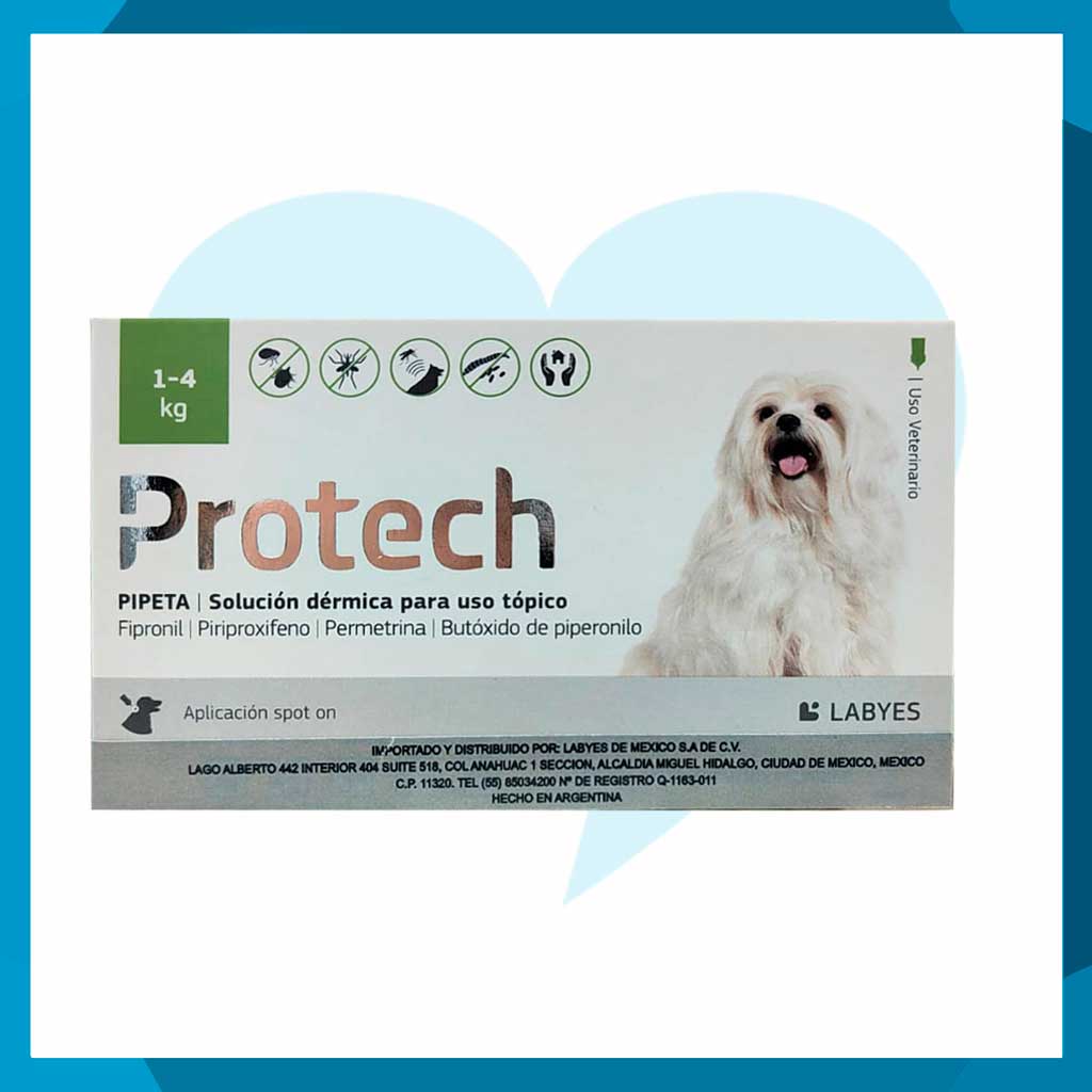Protech Perros Spot On Hasta 1kg a 4kg
