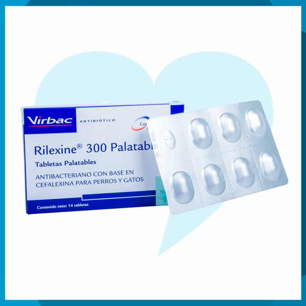 Rilexine 300mg Caja 14 Tabletas