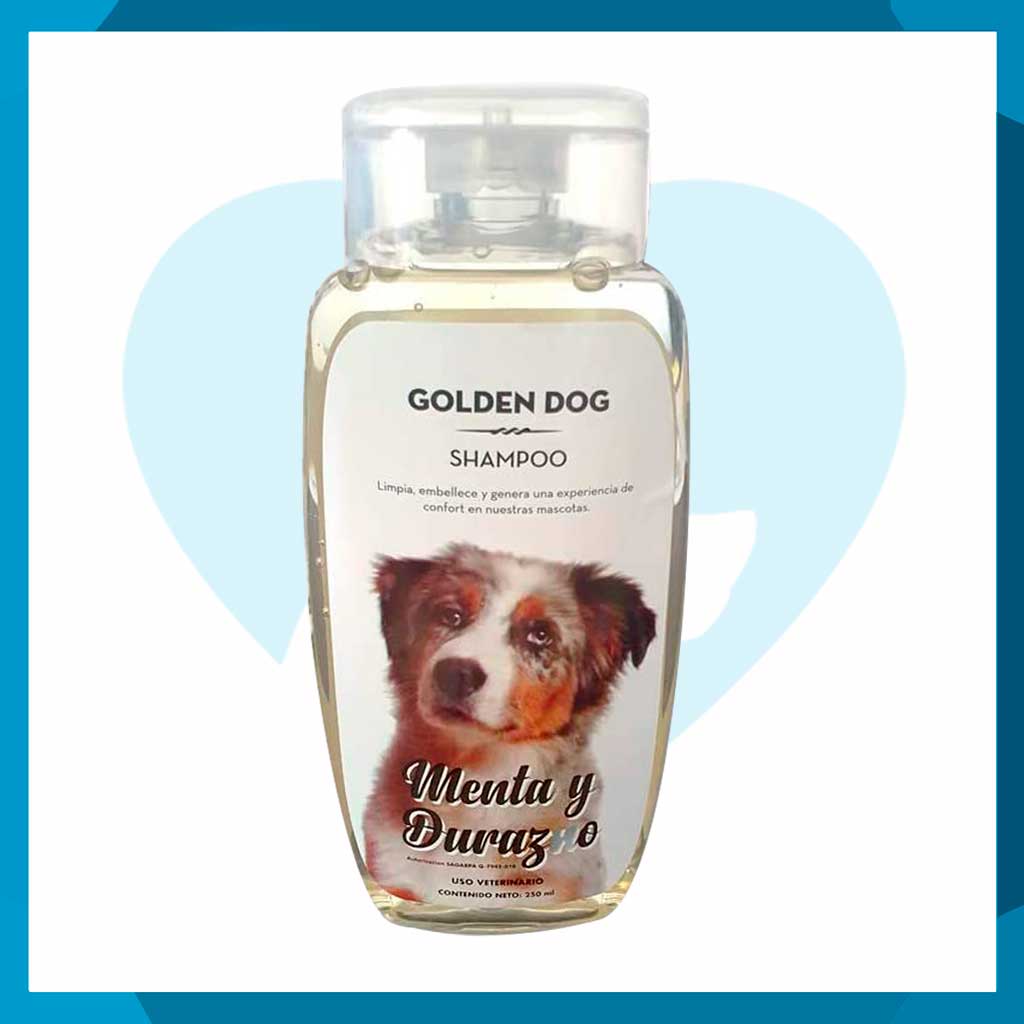 Shampoo Golden Dog Menta y Durazno 250ml