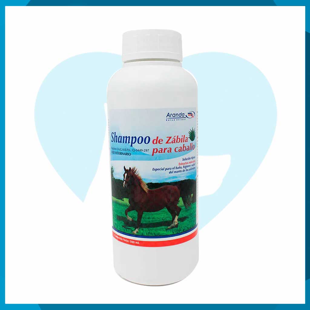 Shampoo Zábila Para Caballo 500ml