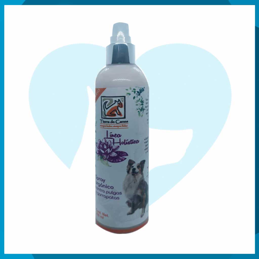 Spray Orgánico Contra Pulgas Y Garrapatas 250 ml